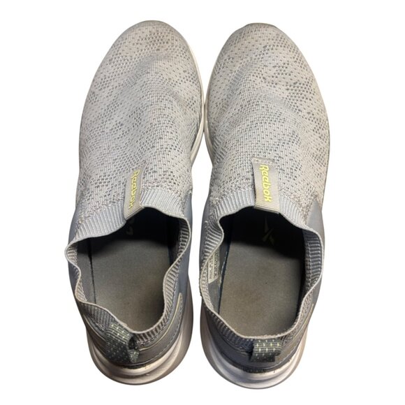 Reebok Ever Road DMX Slip On 2 Sneaker in Gray Womens size 8 Stretch Knit - Picture 4 of 10